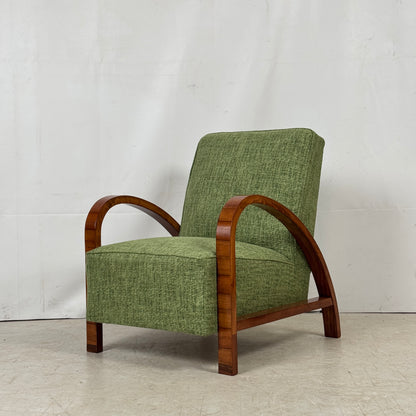 Pair of French Art Deco Armchairs, 1930s – Fully Refurbished