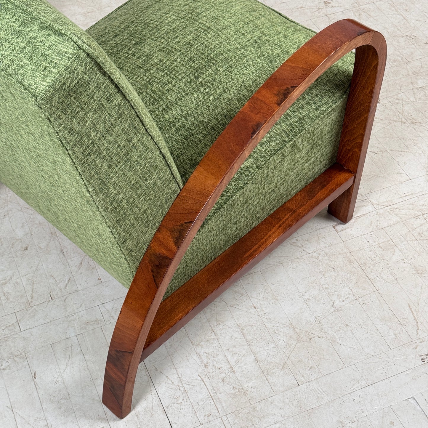 Pair of French Art Deco Armchairs, 1930s – Fully Refurbished