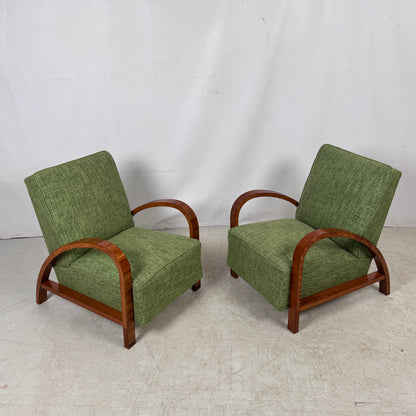 Pair of French Art Deco Armchairs, 1930s – Fully Refurbished
