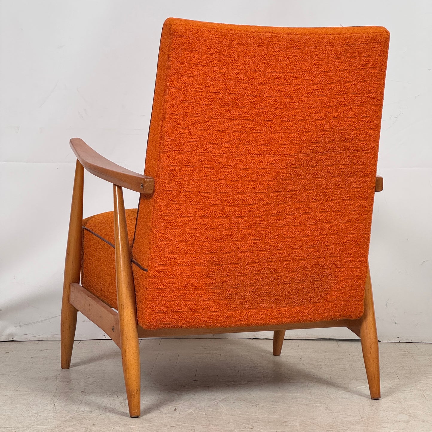 Vintage Hungarian Design Orange Armchair, 1960s