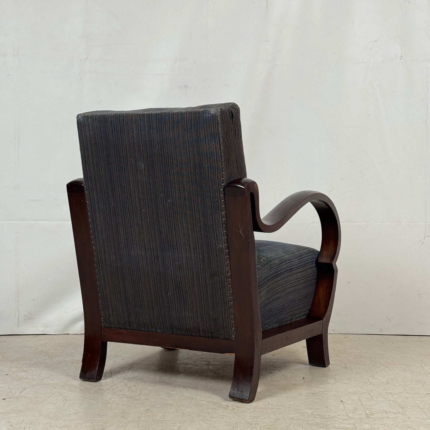 Debreceni Art Deco Armchairs with Bent Arms, 1940s — Hungarian Design