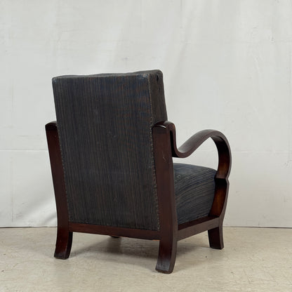 Debreceni Art Deco Armchairs with Bent Arms, 1940s — Hungarian Design