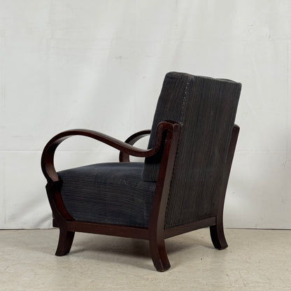 Debreceni Art Deco Armchairs with Bent Arms, 1940s — Hungarian Design