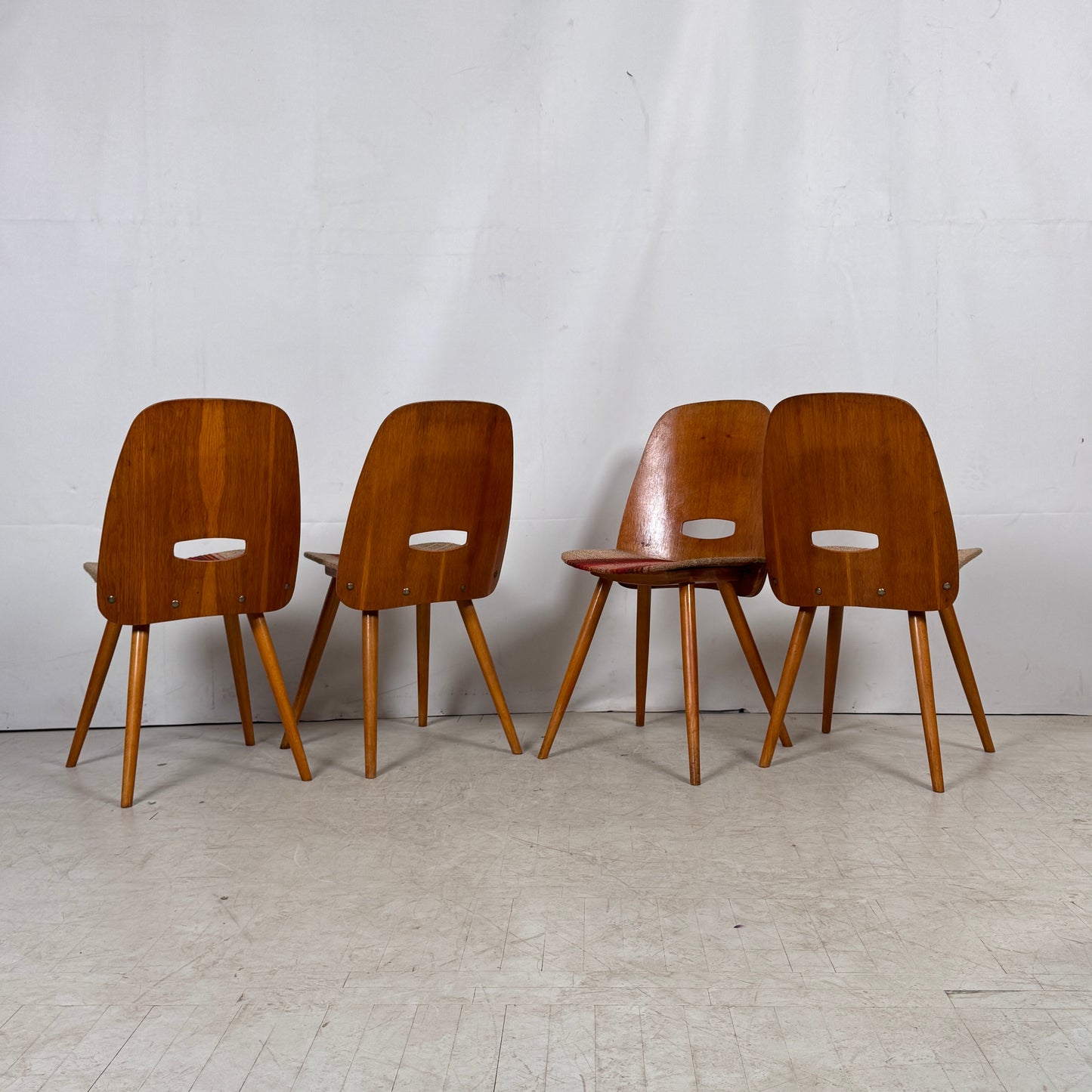 Tatra Nabytok Dining Chairs, 1960s – Set of 4