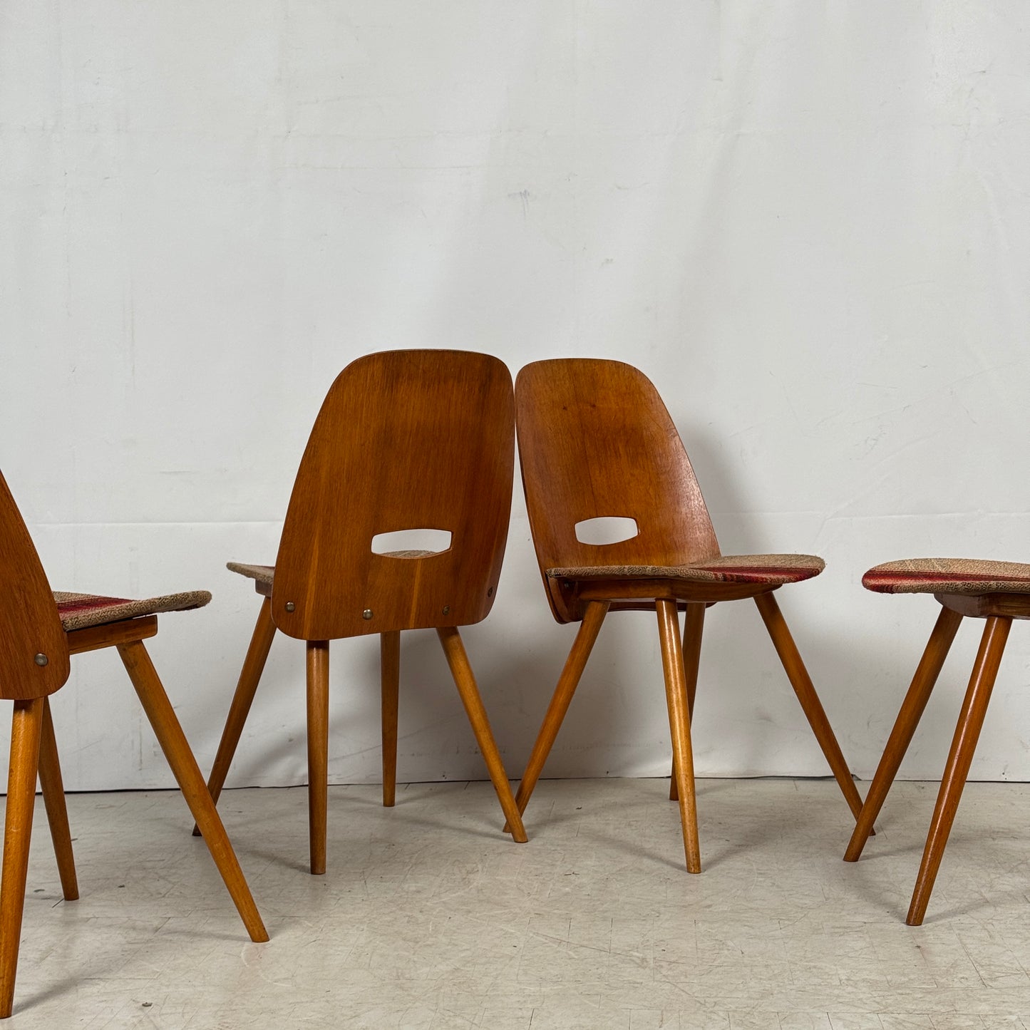 Tatra Nabytok Dining Chairs, 1960s – Set of 4