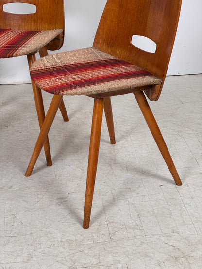 Tatra Nabytok Dining Chairs, 1960s – Set of 4