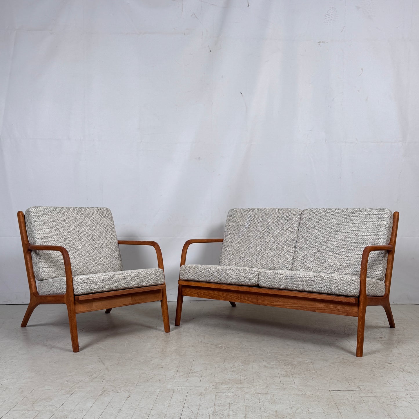 Adrian Pearsall Model 2315-C Armchair for Craft Associates – Fully Refurbished