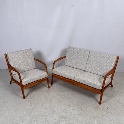 Adrian Pearsall Model 2315-C Sofa Set for Craft Associates – Fully Refurbished