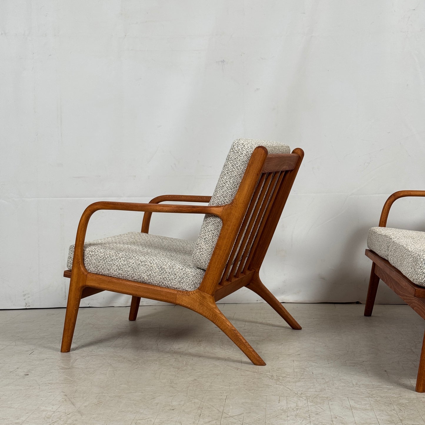 Adrian Pearsall Model 2315-C Armchair for Craft Associates – Fully Refurbished