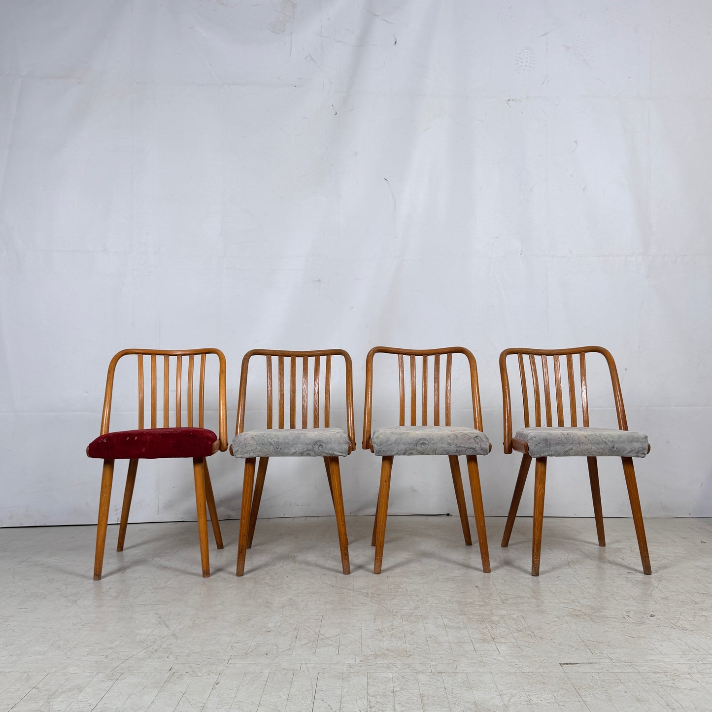 Jitona Czechoslovakian Dining Chairs, 1960s – Set of 4
