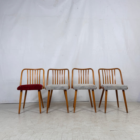 Jitona Czechoslovakian Dining Chairs, 1960s – Set of 4