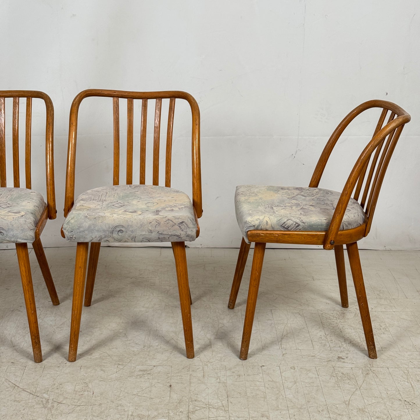 Jitona Czechoslovakian Dining Chairs, 1960s – Set of 4