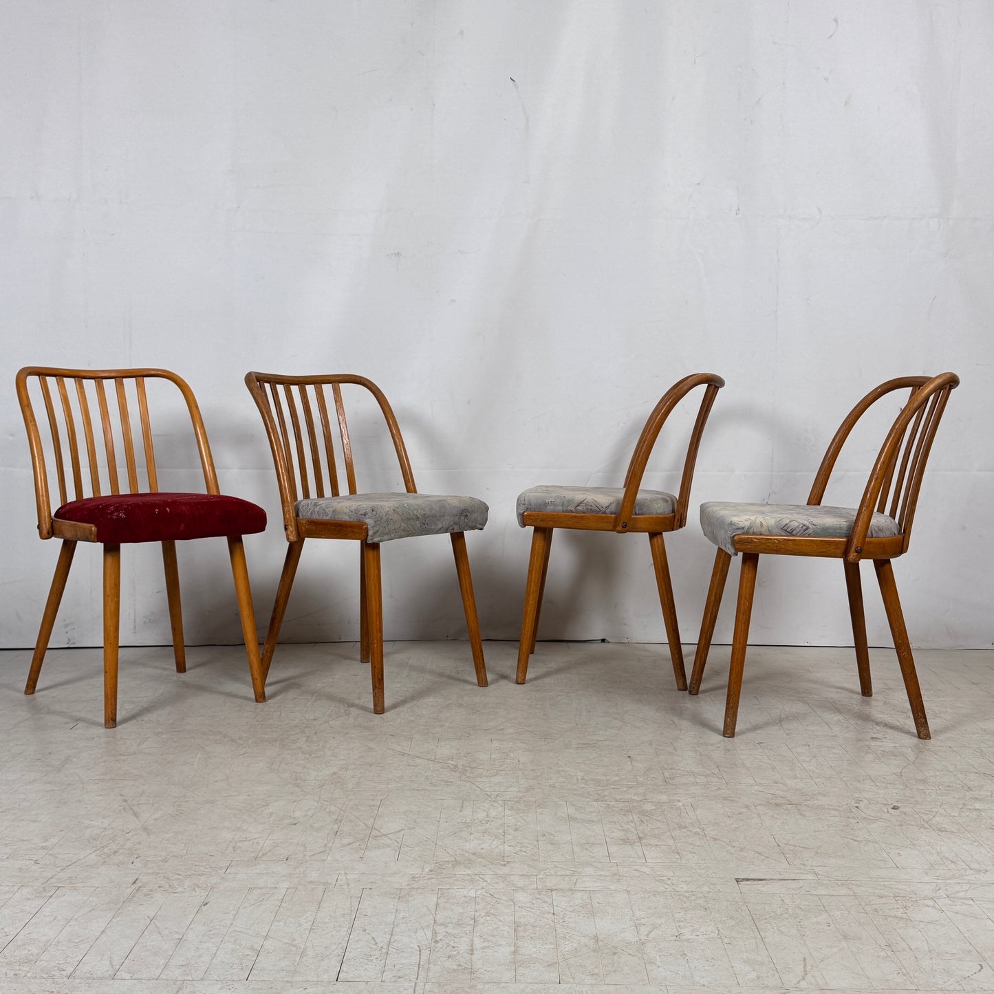 Jitona Czechoslovakian Dining Chairs, 1960s – Set of 4