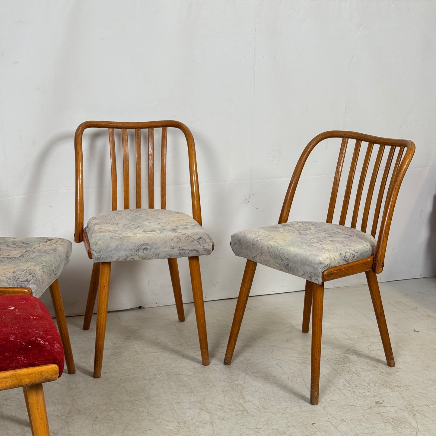 Jitona Czechoslovakian Dining Chairs, 1960s – Set of 4