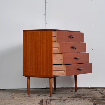 Teak Sideboard with 4 Drawers, 1960s — Mid-Century Design