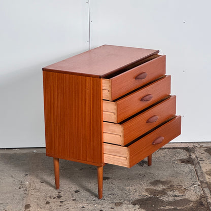 Teak Sideboard with 4 Drawers, 1960s — Mid-Century Design