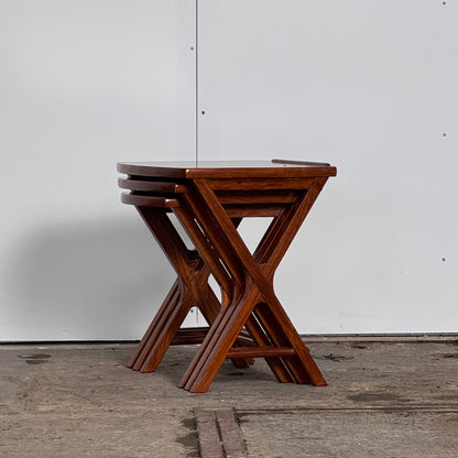 Teak Nest of Tables, 1960s — Mid-Century Design