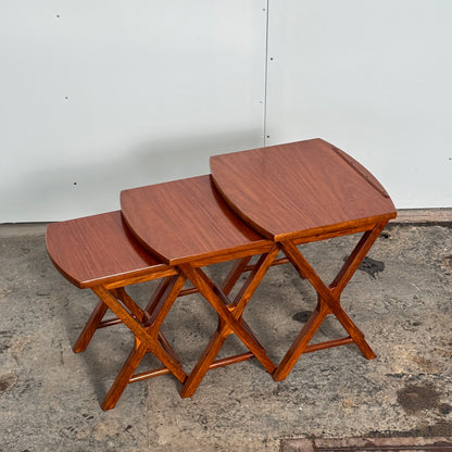 Teak Nest of Tables, 1960s — Mid-Century Design