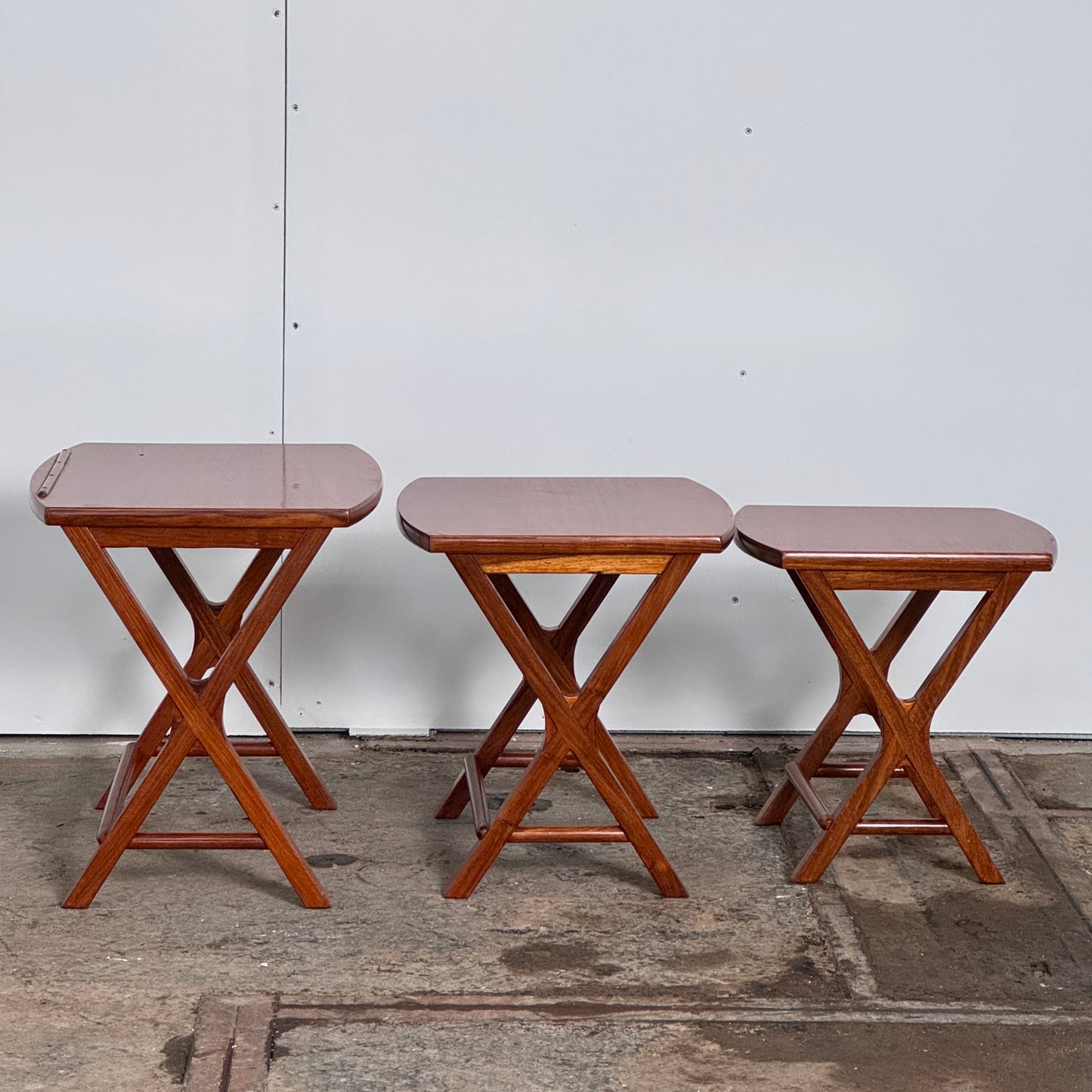 Teak Nest of Tables, 1960s — Mid-Century Design