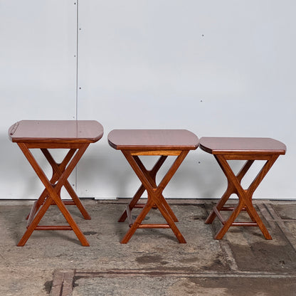 Teak Nest of Tables, 1960s — Mid-Century Design