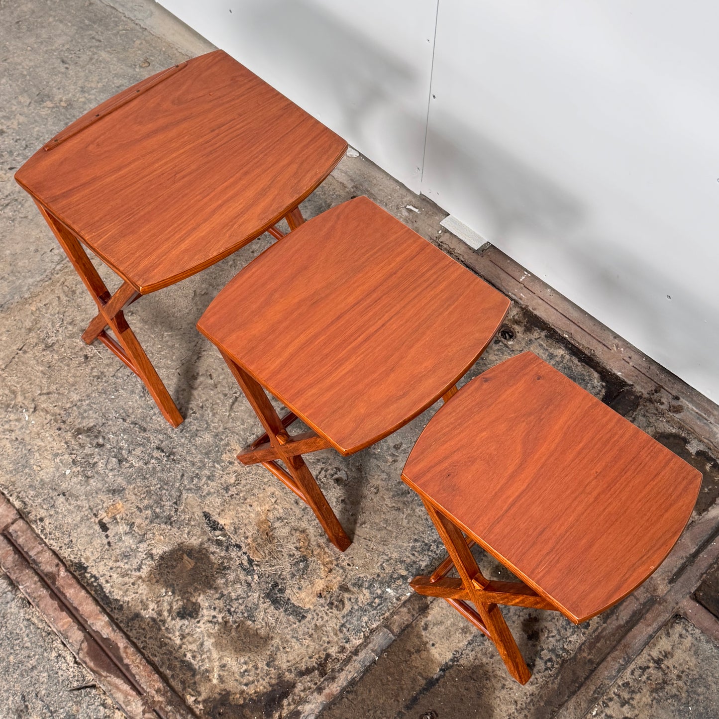 Teak Nest of Tables, 1960s — Mid-Century Design