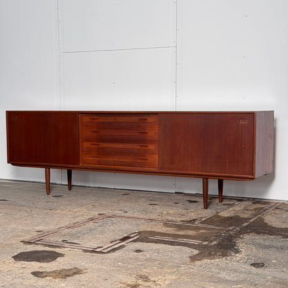 Model 45341 Teak Sideboard by Elliotts of Newbury, 1960s — British Mid-Century