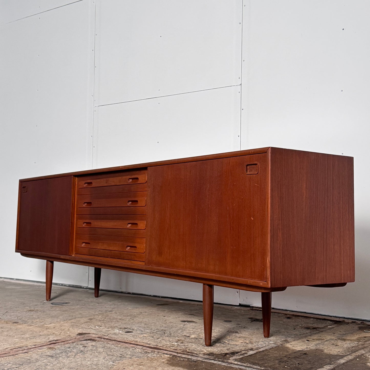 Model 45341 Teak Sideboard by Elliotts of Newbury, 1960s — British Mid-Century