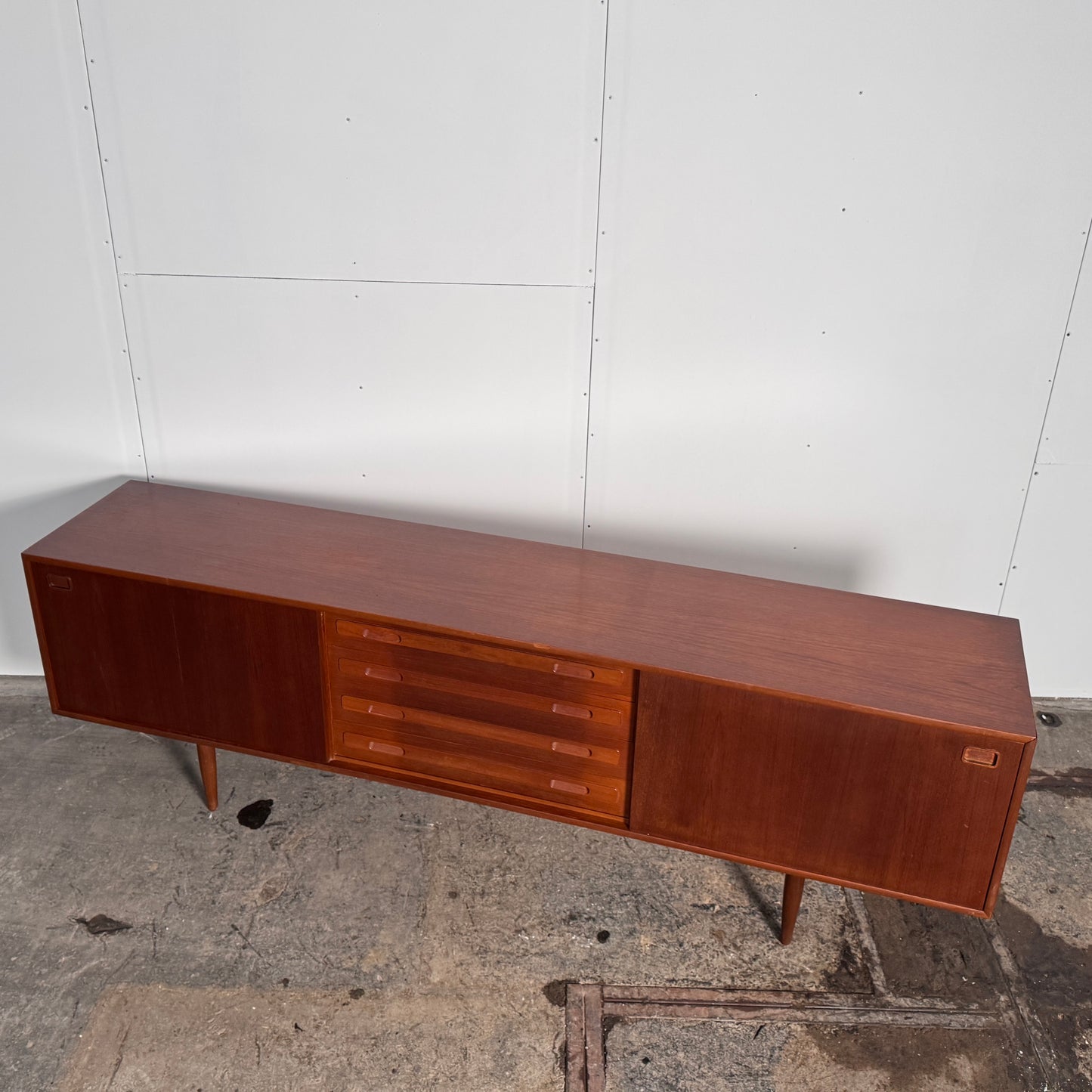 Model 45341 Teak Sideboard by Elliotts of Newbury, 1960s — British Mid-Century