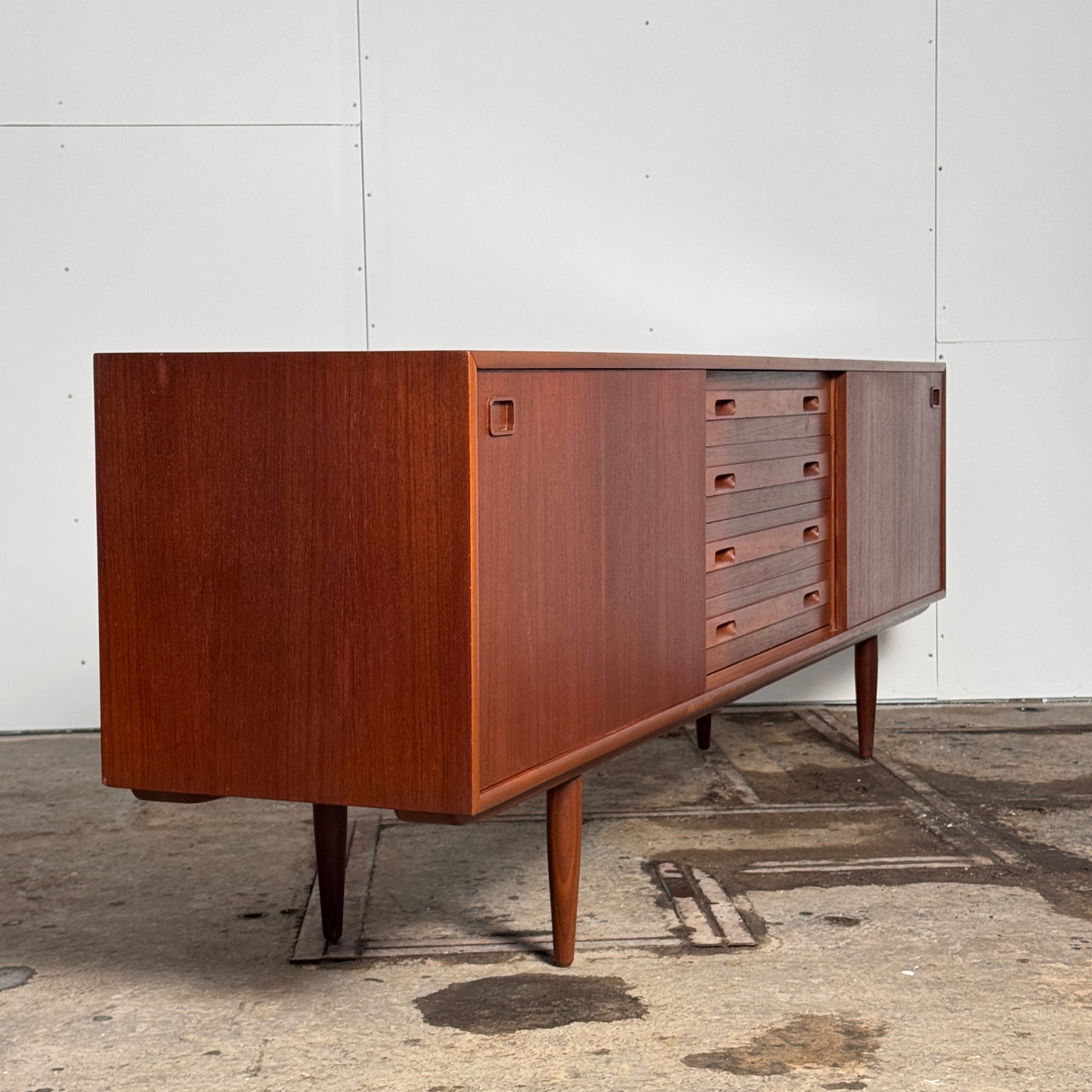 Model 45341 Teak Sideboard by Elliotts of Newbury, 1960s — British Mid-Century