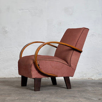 Halabala H-410 Armchair, 1930s – Czechoslovak Art Deco