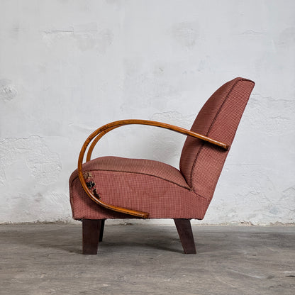 Halabala H-410 Armchair, 1930s – Czechoslovak Art Deco