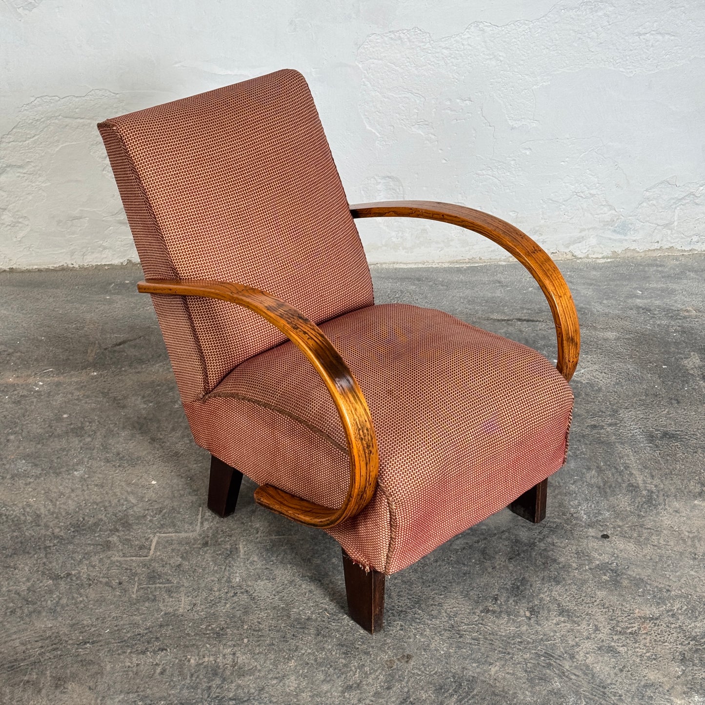Halabala H-410 Armchair, 1930s – Czechoslovak Art Deco