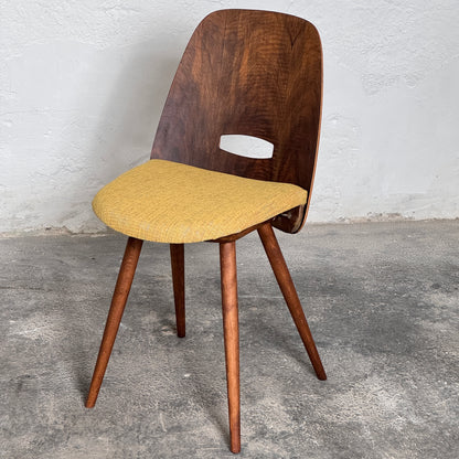 Set of 4 Fully Refurbished “Lollipop” Chairs by František Jirák for Tatra Nábytok, 1960s