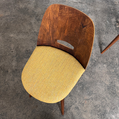 Set of 4 Fully Refurbished “Lollipop” Chairs by František Jirák for Tatra Nábytok, 1960s