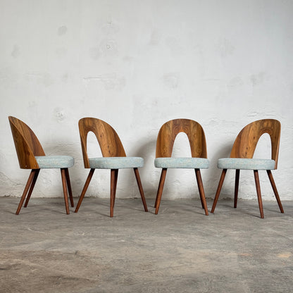 Set of 4 Dining Chairs by Antonín Šuman for Tatra Nábytok, 1960s – Fully Refurbished