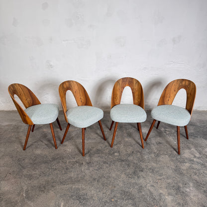 Set of 4 Dining Chairs by Antonín Šuman for Tatra Nábytok, 1960s – Fully Refurbished