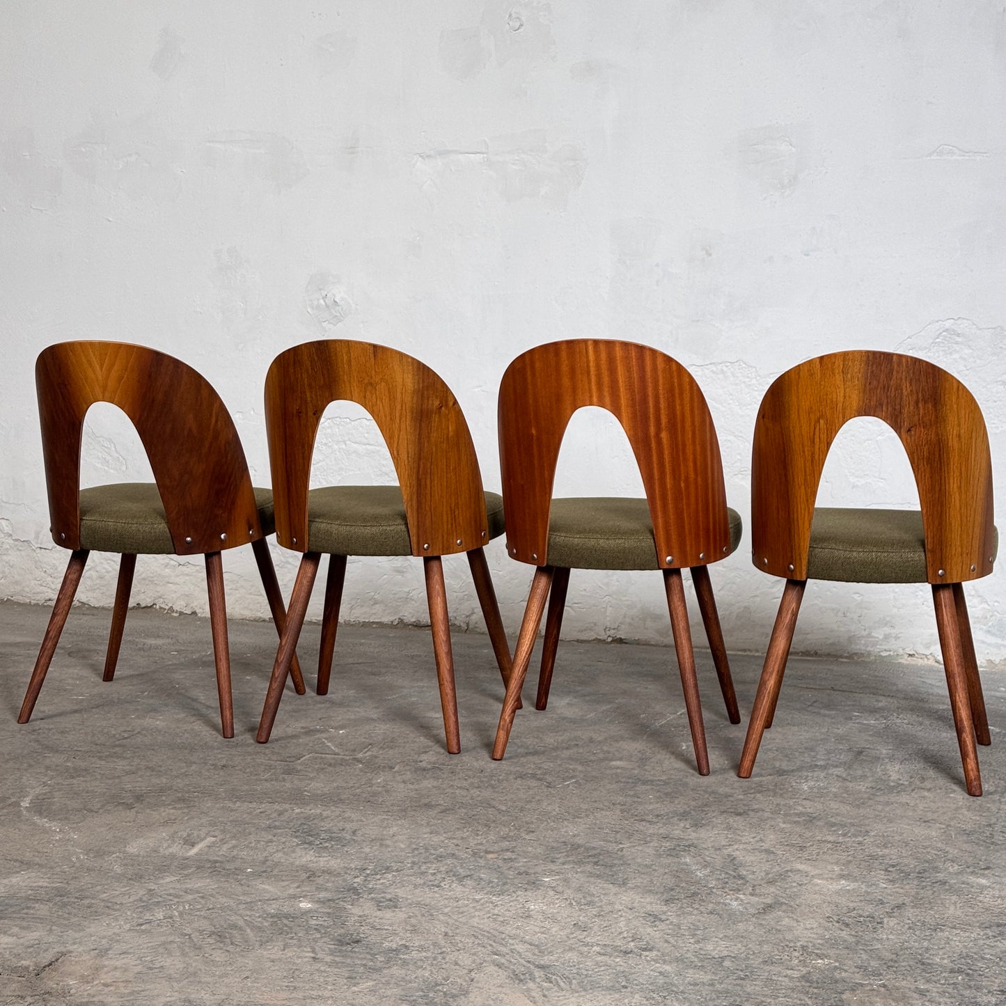 SOLD — Set of 4 Dining Chairs by Antonín Šuman for Tatra Nábytok 1960s