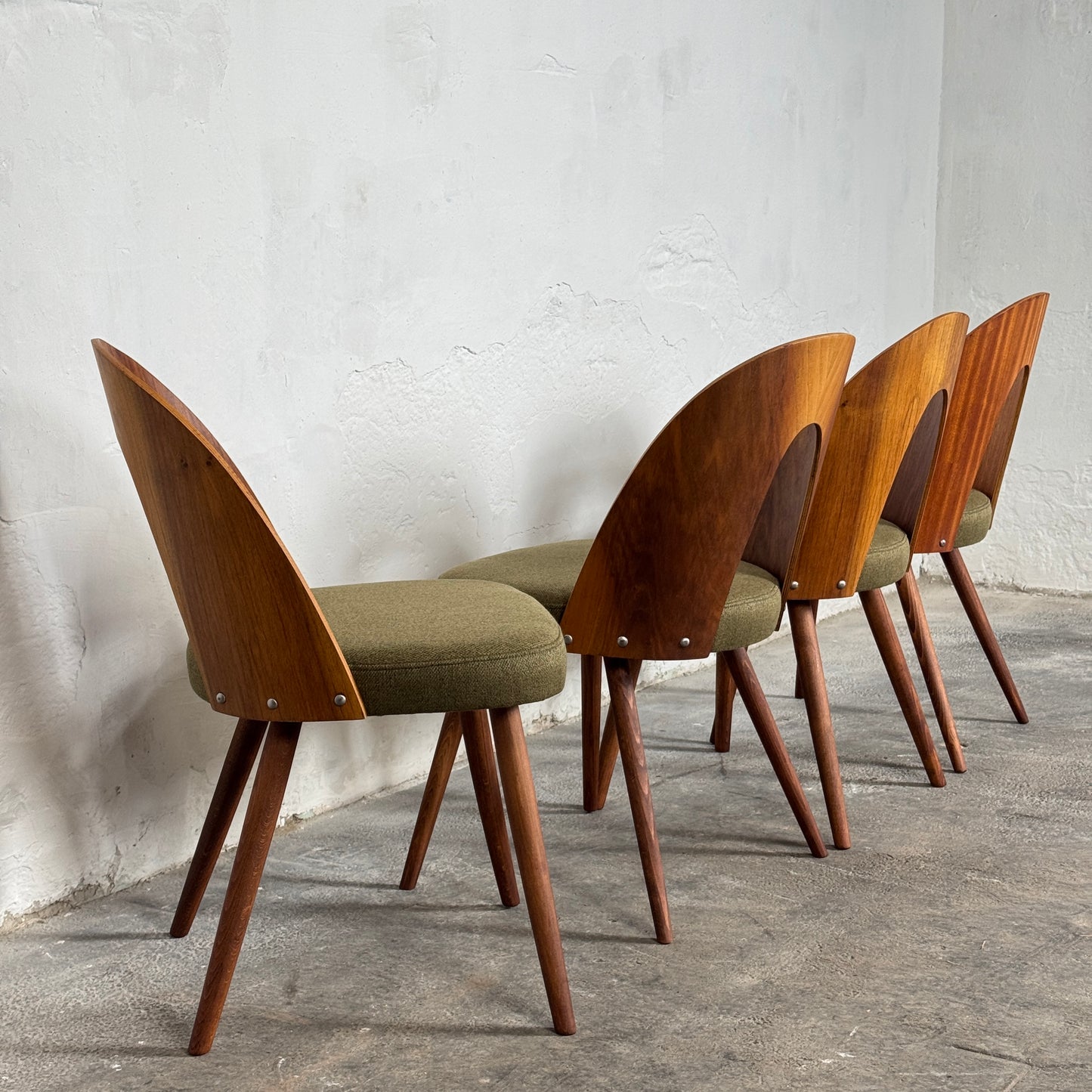 SOLD — Set of 4 Dining Chairs by Antonín Šuman for Tatra Nábytok 1960s