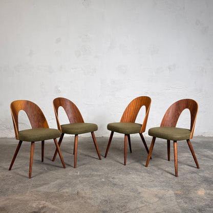 SOLD — Set of 4 Dining Chairs by Antonín Šuman for Tatra Nábytok 1960s