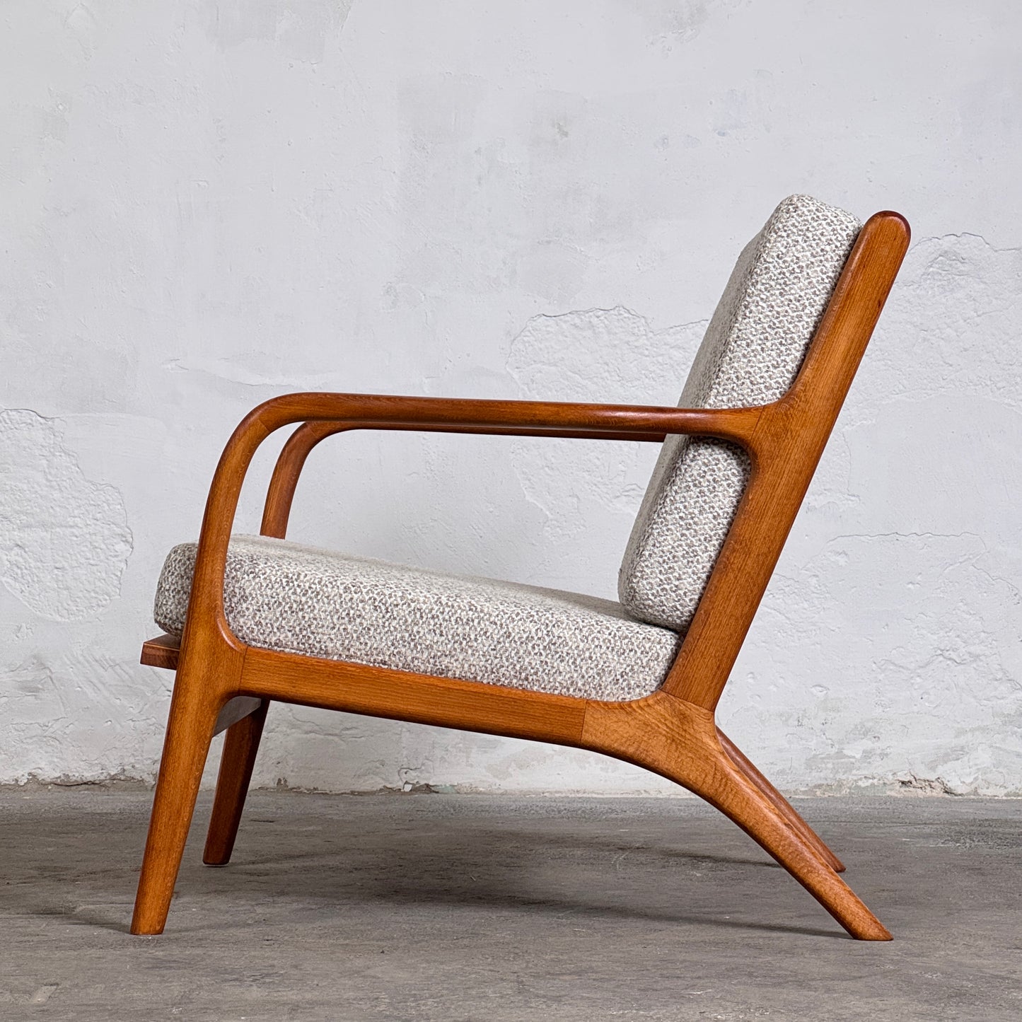 Adrian Pearsall Model 2315-C Armchair for Craft Associates – Fully Refurbished