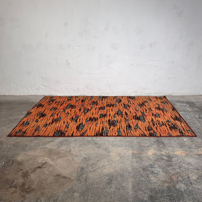 Red Hungarian Retro Carpet, 1960s – Vintage Design