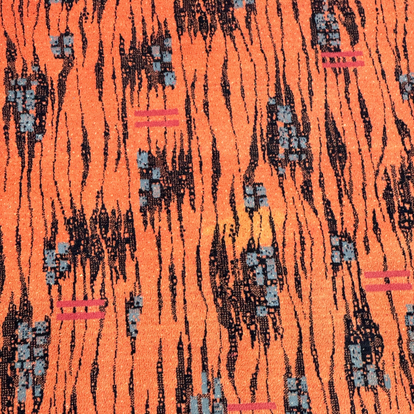 Red Hungarian Retro Carpet, 1960s – Vintage Design