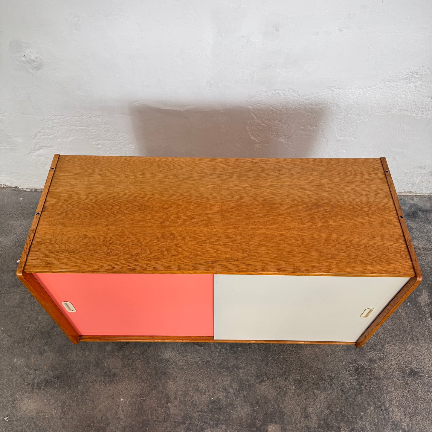 Jiří Jiroutek U-452 Sliding Door Sideboard, 1960s – Czechoslovak Design