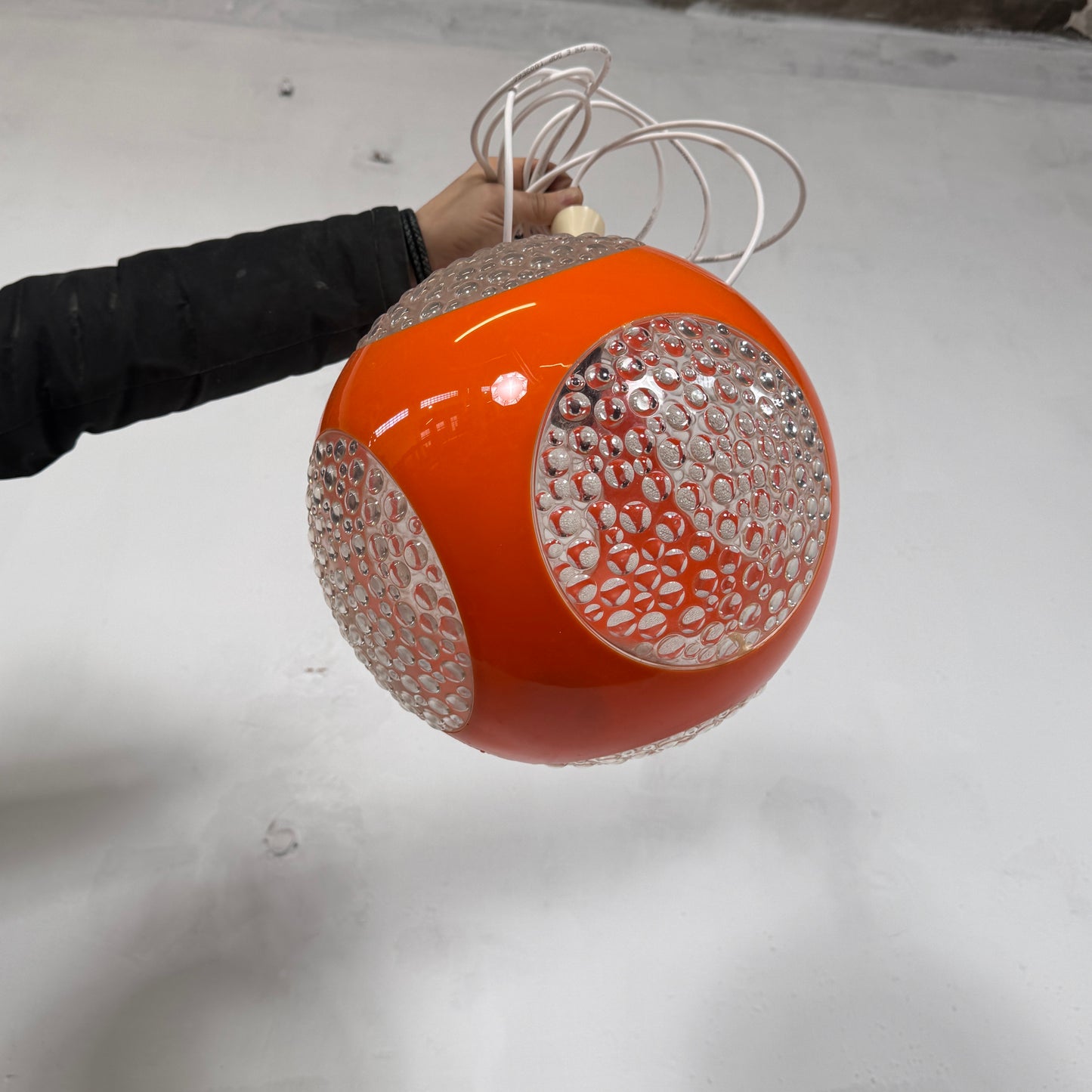 Retro Szarvasi “Bug Eye” Ceiling Lamp, 1960s – Hungarian Design