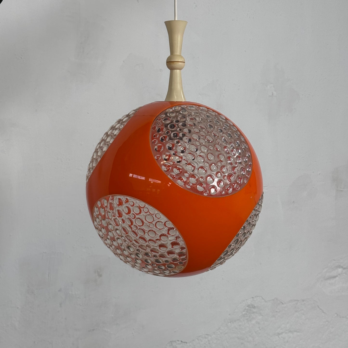 Retro Szarvasi “Bug Eye” Ceiling Lamp, 1960s – Hungarian Design