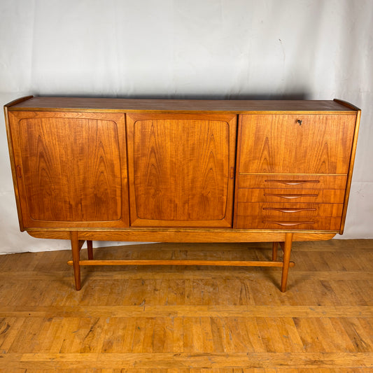 Danish teak highboard 1960s